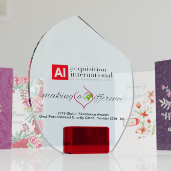 AI Global - Best Personalised Charity Card Provider 2019